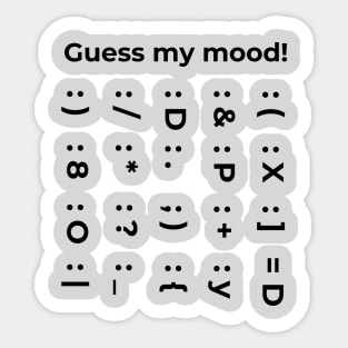 Guess my mood! Sticker